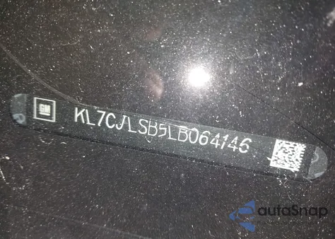 2020 Chevrolet Trax Fwd Lt z USA, uszkodzony, nr VIN KL7CJLSB5LB064146